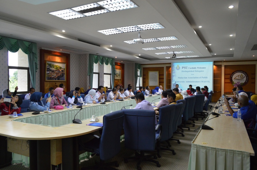Malaysia Association of Public University Administrators (MASTI) visits PSU 