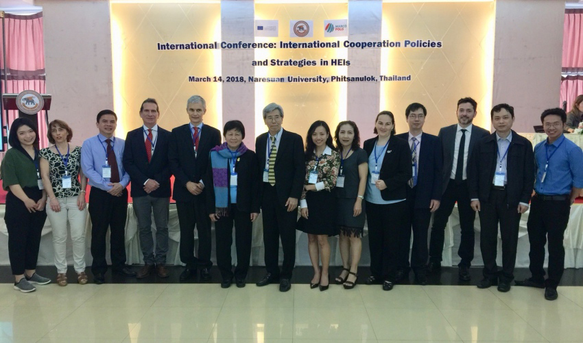 PSU representatives attend the 1st International Conference and 2nd Steering Committee under MARCO POLO project in Phitsanulok